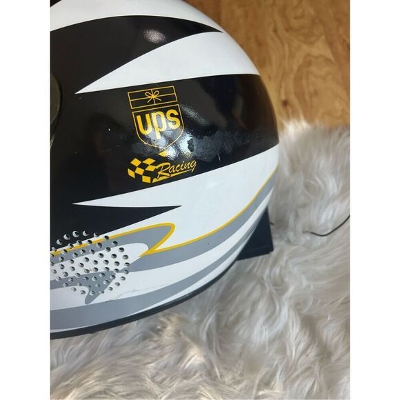 Racing helmet ford ups racing radio and cd player no cord tested radio works dal - Picture 4 of 6